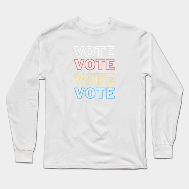 Vote - 2020 Election Long Sleeve T-Shirt by Moshi Moshi Designs